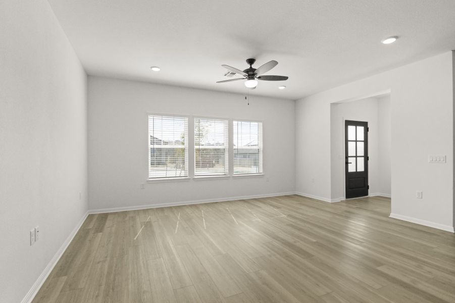 Spacious, unfurnished interior of a new home in Whisper Valley, Manor (Image 15).