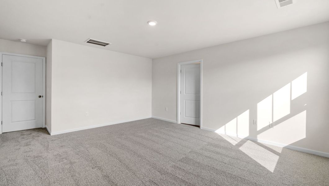 Spacious, unfurnished interior of a new home in Village Grove, Greenville (Image 27). Spacious, unfurnished interior of a new home in Village Grove, Greenville (Image 27).