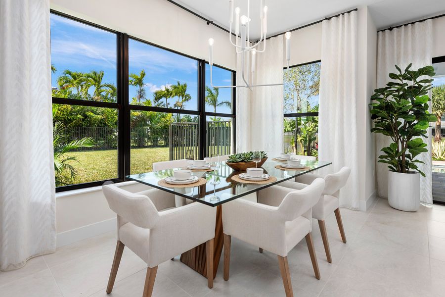 Representative furnished interior of a home built from the Samoa by GL Homes in Lotus Edge, Boca Raton (Image 12).