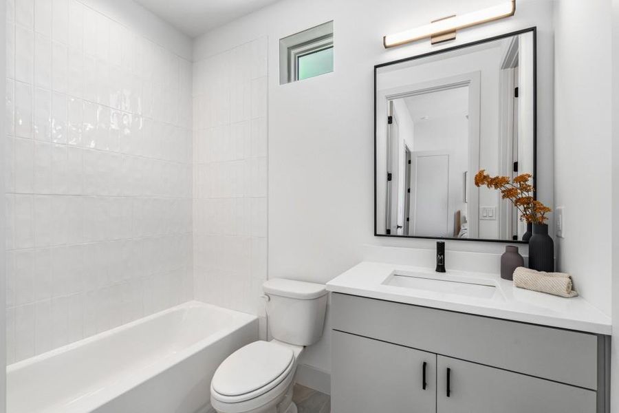 Furnished interior view inside a new home in , Atlanta (Image 11). Furnished interior view inside a new home in , Atlanta (Image 11).