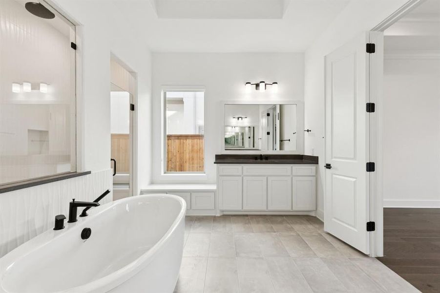 Furnished interior view inside a new home in , Copper Canyon (Image 18).