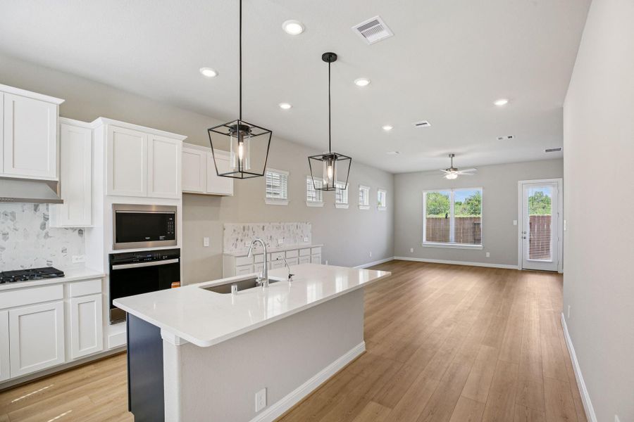 Furnished interior view inside a new home in Kemah Crossing - Luxe Series, Kemah (Image 8).