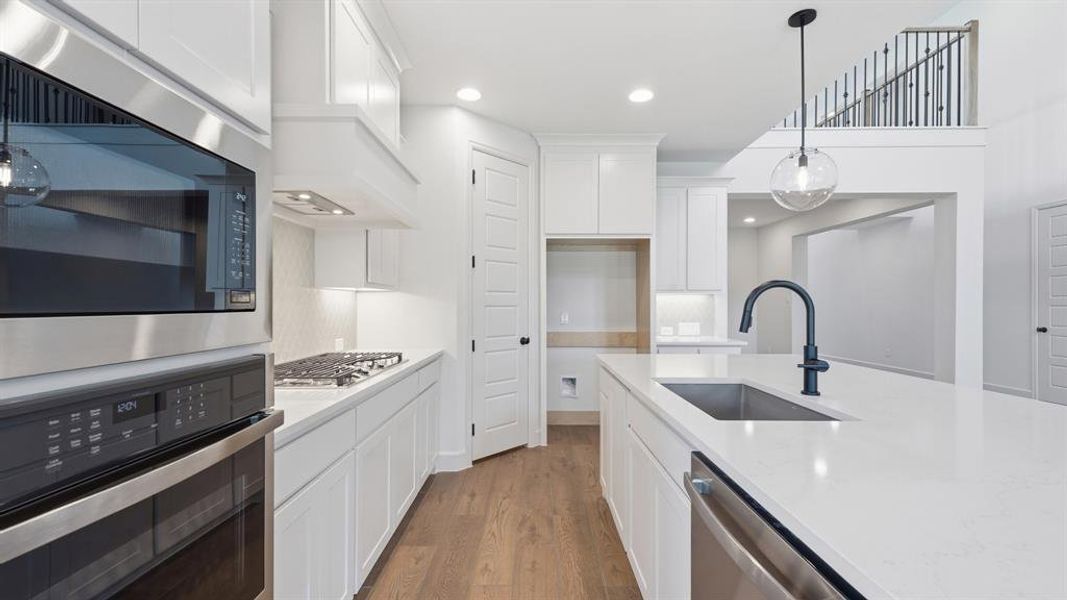 Furnished interior view inside a new home in The Heights at Uptown Celina, Celina (Image 12).