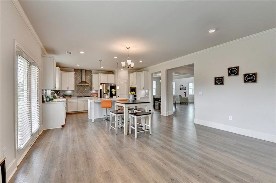 Furnished interior view inside a new home in , Cumming (Image 43).