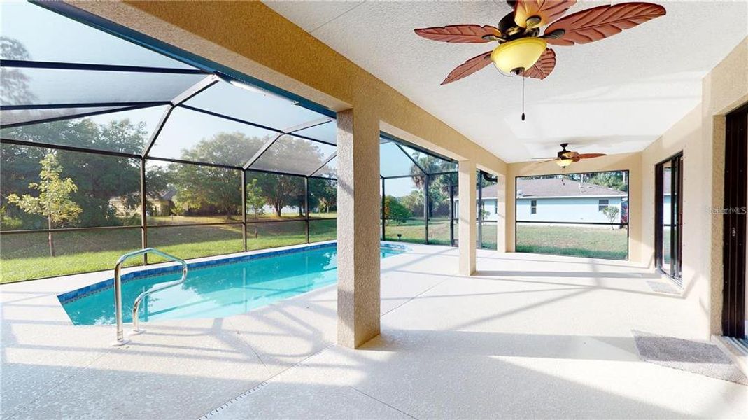 Exterior details and patio area of a home in , North Port (Image 31).