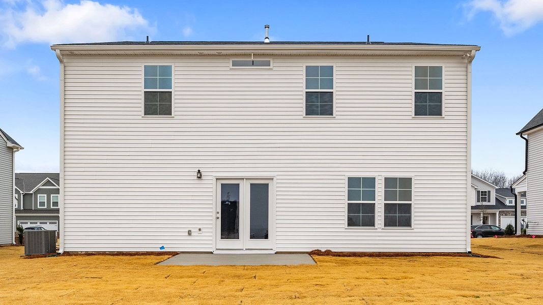 Exterior details and patio area of a home in Fieldstone, Lexington (Image 3).