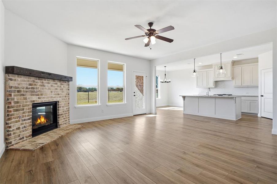 Spacious, unfurnished interior of a new home in Wildcat Ridge, Godley (Image 20). Spacious, unfurnished interior of a new home in Wildcat Ridge, Godley (Image 20).