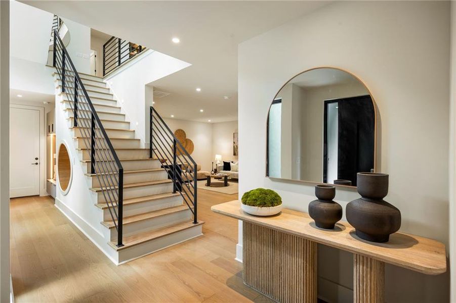 Furnished interior view inside a new home in , Atlanta (Image 48).