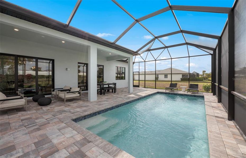Exterior details and patio area of a home in Talon Preserve on Palmer Ranch, Nokomis (Image 19). Exterior details and patio area of a home in Talon Preserve on Palmer Ranch, Nokomis (Image 19).