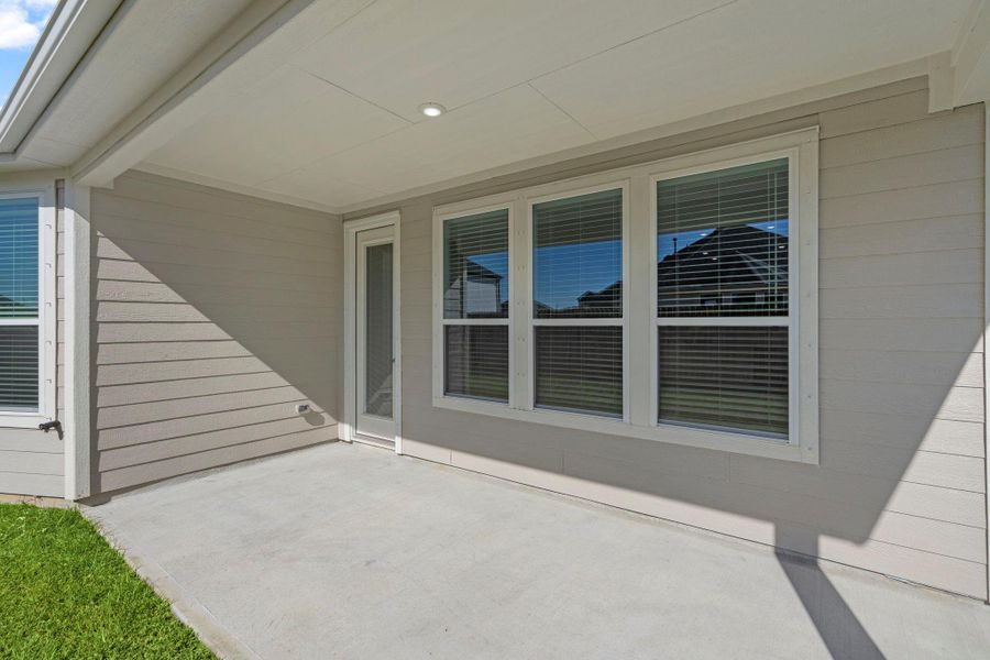 Exterior details and patio area of a home in Windcress, Cove (Image 4). Exterior details and patio area of a home in Windcress, Cove (Image 4).