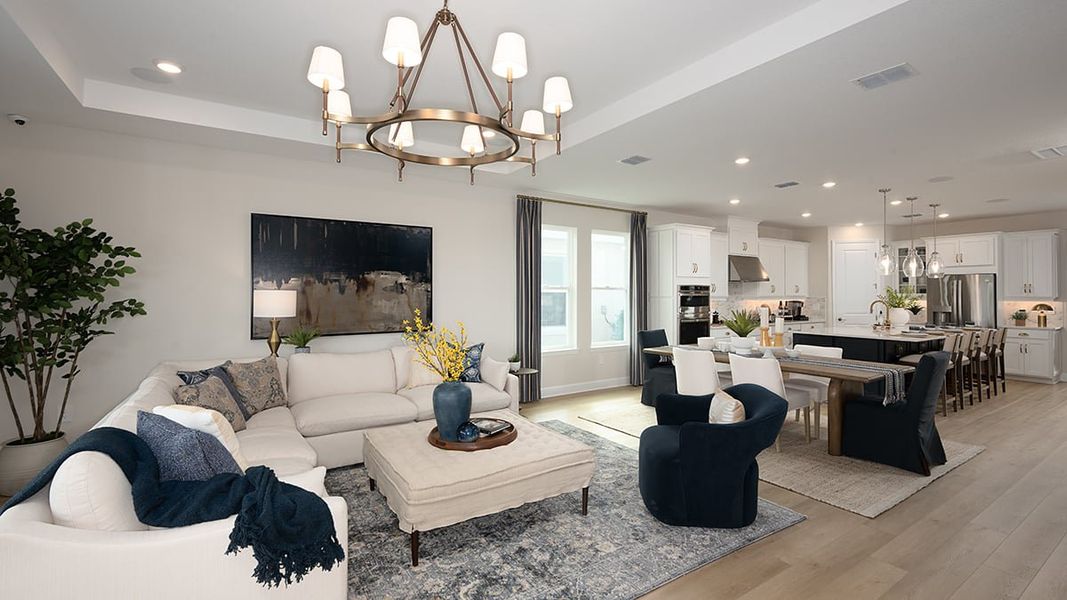 Representative furnished interior of a home built from the Montauk by Taylor Morrison in Sunbridge, Orlando (Image 11).