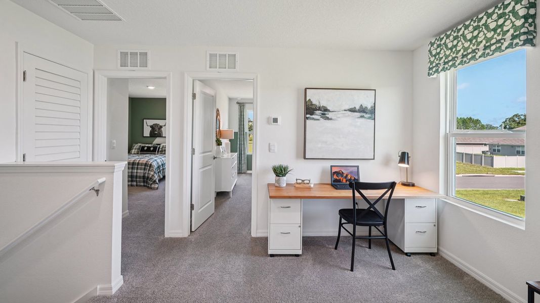 Furnished interior view inside a new home in Avalon Woods, Newberry (Image 11).