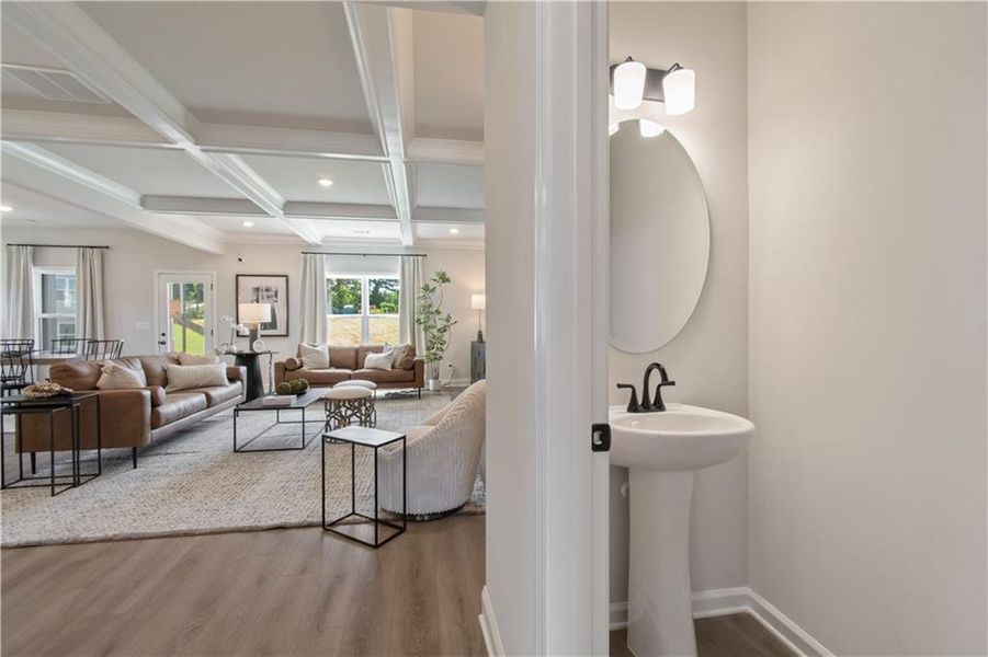 Furnished interior view inside a new home in Kentmere, Auburn (Image 42). Furnished interior view inside a new home in Kentmere, Auburn (Image 42).