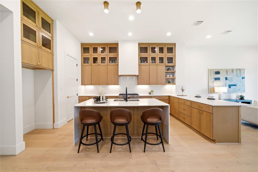 Furnished interior view inside a new home in , Houston (Image 31).