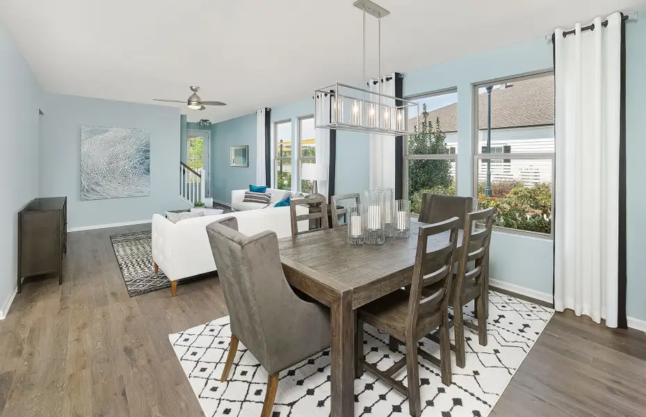 Furnished interior view inside a new home in Sun City Hilton Head, Bluffton (Image 11).