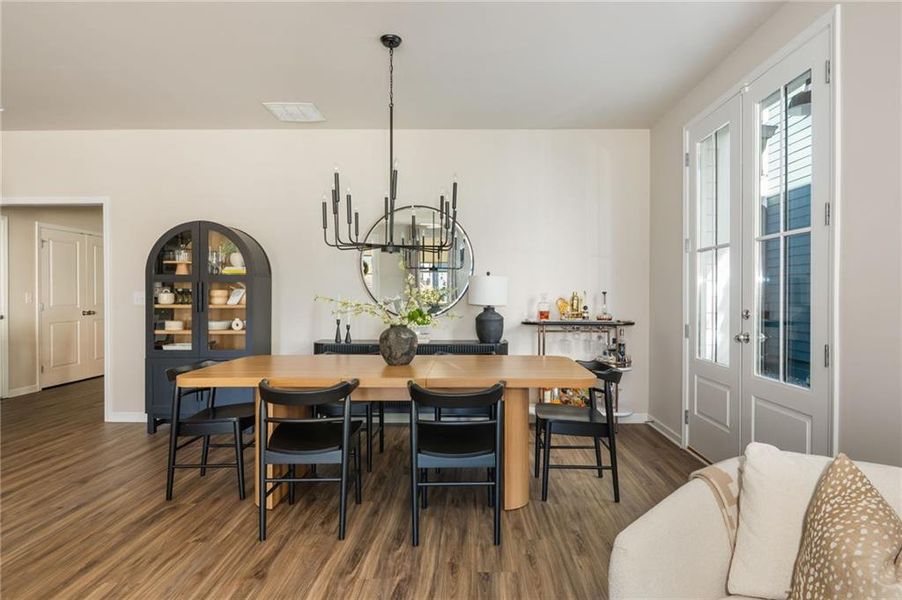 Furnished interior view inside a new home in Harmony, Auburn (Image 17).