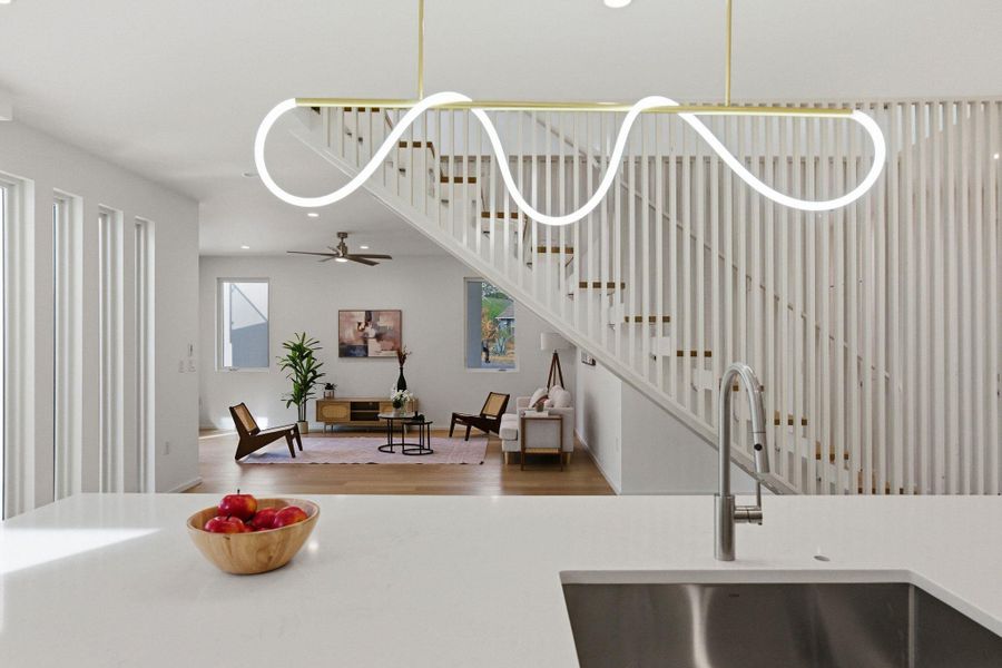 Furnished interior view inside a new home in , Austin (Image 5).