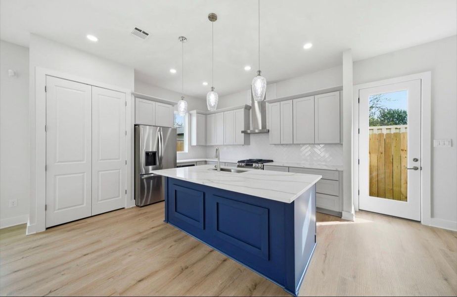 Furnished interior view inside a new home in , Houston (Image 3). Furnished interior view inside a new home in , Houston (Image 3).