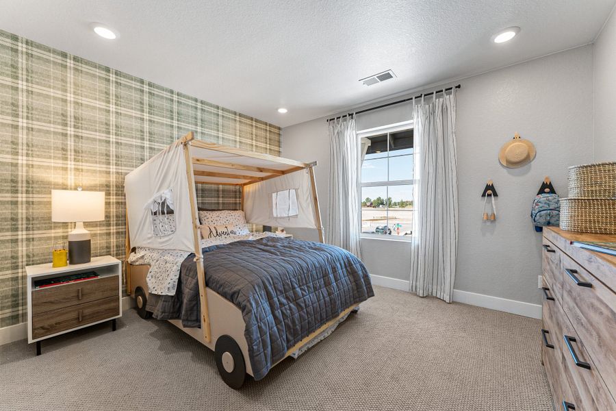 Representative furnished interior of a home built from the Windsor by Taylor Morrison in Macanta City Collection, Castle Rock (Image 41).