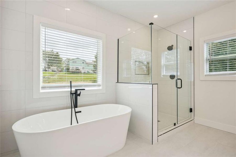 Furnished interior view inside a new home in , Atlanta (Image 2).