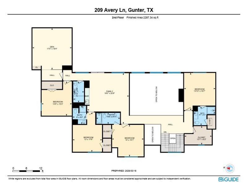 2D floor plan layout of this home in , Gunter, TX (Image 5).