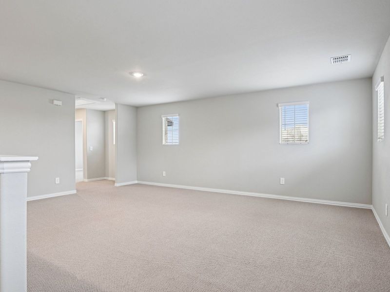 Spacious, unfurnished interior of a new home in Parks at Foster Crossing - Signature Series, Anna (Image 16). Spacious, unfurnished interior of a new home in Parks at Foster Crossing - Signature Series, Anna (Image 16).