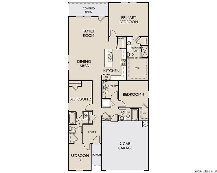 2D floor plan layout of this home in Cordova Trails, Seguin, TX (Image 2). 2D floor plan layout of this home in Cordova Trails, Seguin, TX (Image 2).
