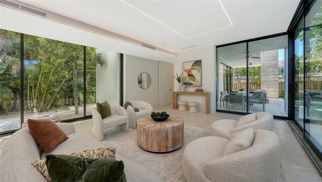 Furnished interior view inside a new home in , Sarasota (Image 41). Furnished interior view inside a new home in , Sarasota (Image 41).