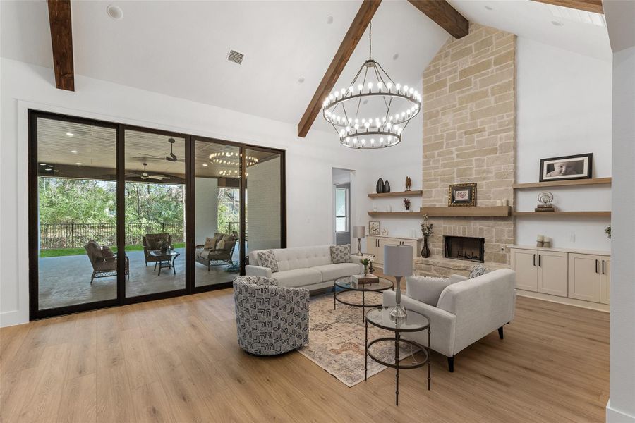 Furnished interior view inside a new home in , Montgomery (Image 33).