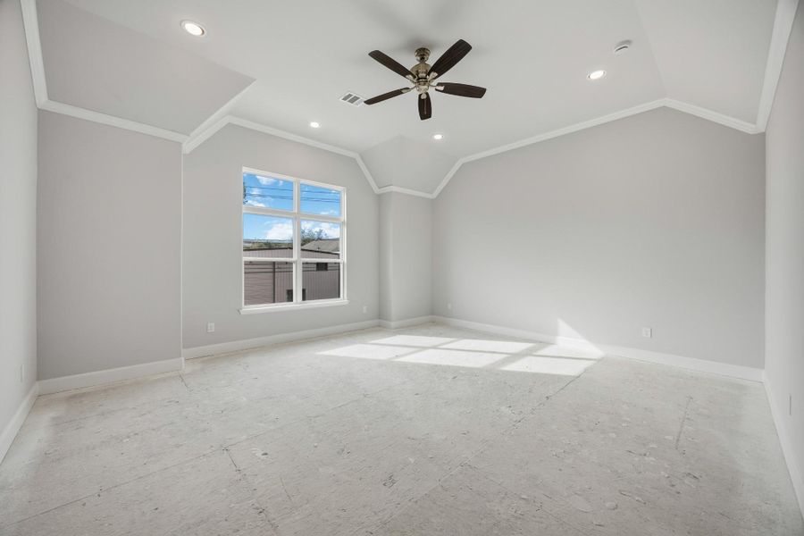 Step into a primary suite that lives like a luxury retreat—soaring ceilings, soft carpet underfoot, and a wall of windows bringing the outside in. Step into a primary suite that lives like a luxury retreat—soaring ceilings, soft carpet underfoot, and a wall of windows bringing the outside in.