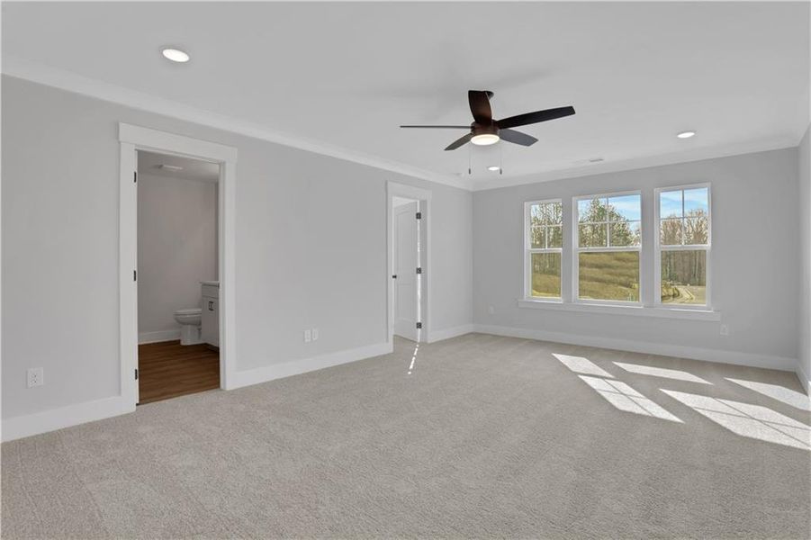 Spacious, unfurnished interior of a new home in Villas at Dawsonville Townhomes, Dawsonville (Image 28).