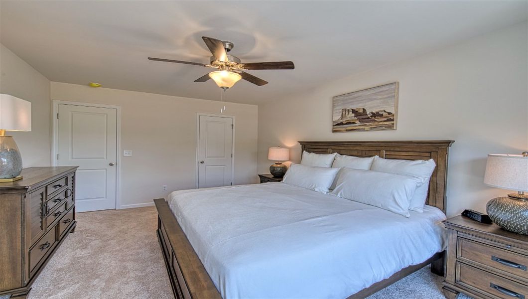 Furnished interior view inside a new home in Townes at Tap Root Farms, Fletcher (Image 13). Furnished interior view inside a new home in Townes at Tap Root Farms, Fletcher (Image 13).
