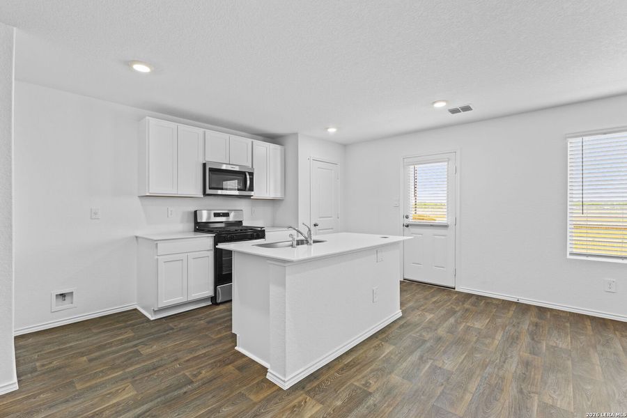 Furnished interior view inside a new home in Preserve at Medina, Von Ormy (Image 9).