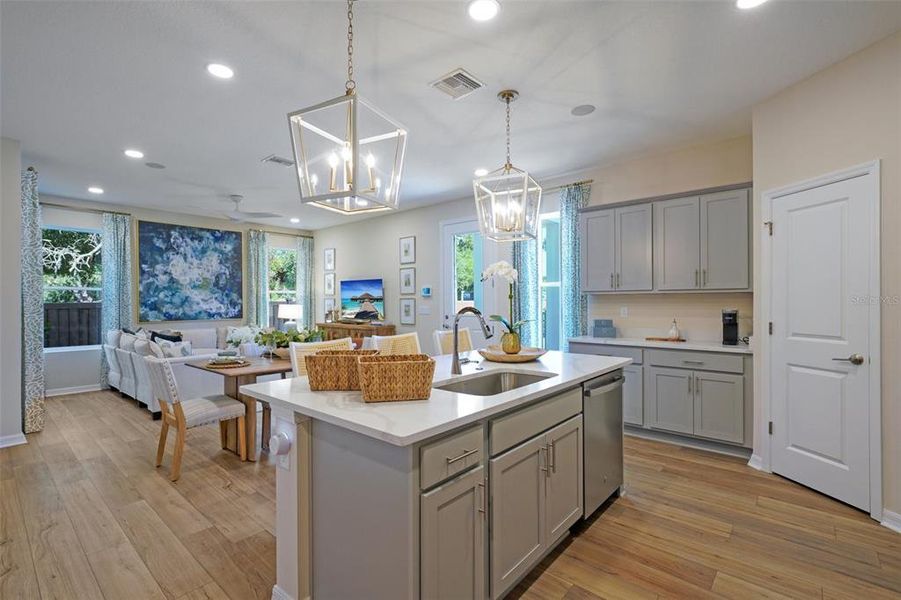 Furnished interior view inside a new home in The Brooke, Brandon (Image 10).