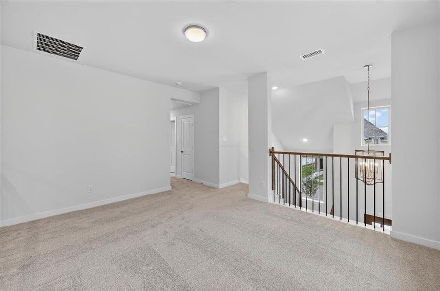 Spacious, unfurnished interior of a new home in Wellington, Haslet (Image 19).