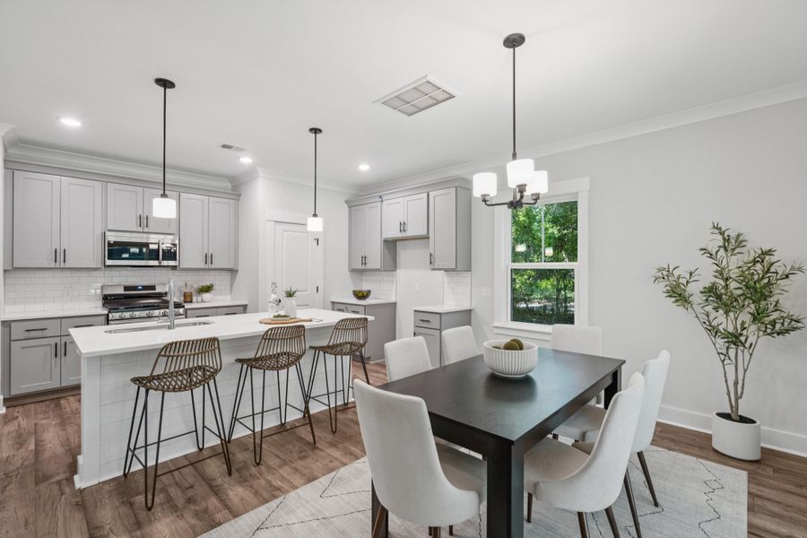 Furnished interior view inside a new home in , James Island (Image 12). Furnished interior view inside a new home in , James Island (Image 12).