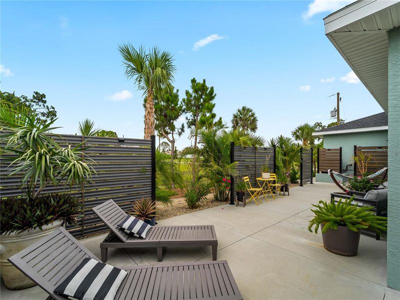 Exterior details and patio area of a home in , Placida (Image 37).