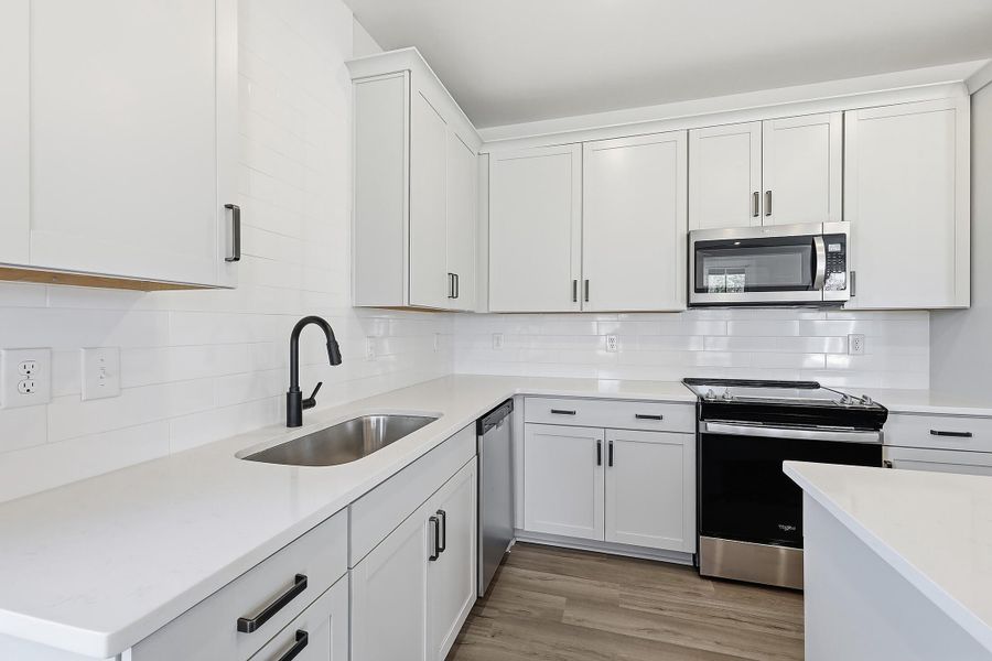 Furnished interior view inside a new home in Wildflower, Chattanooga (Image 3). Furnished interior view inside a new home in Wildflower, Chattanooga (Image 3).