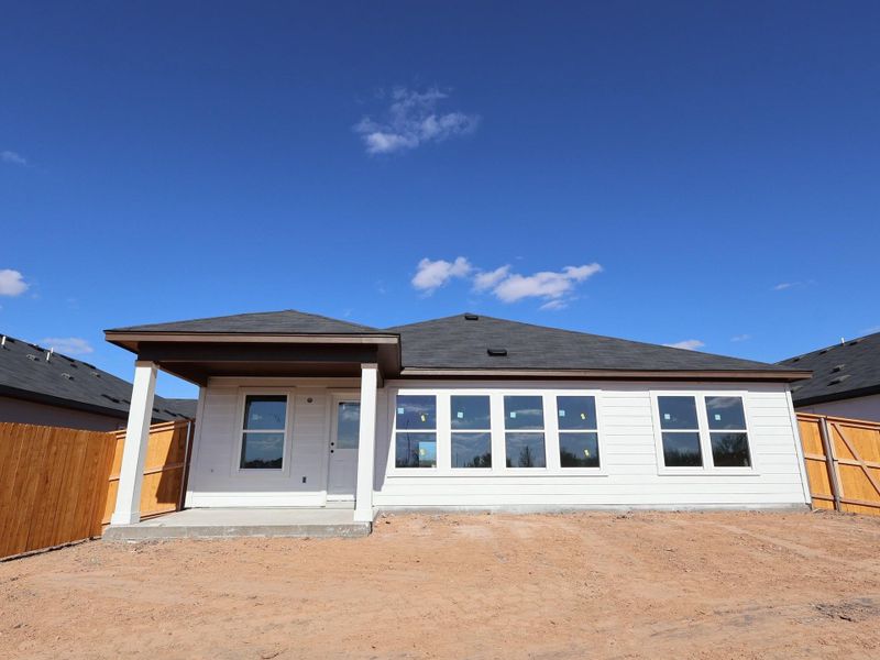 Exterior details and patio area of a home in Carillon, Manor (Image 3). Exterior details and patio area of a home in Carillon, Manor (Image 3).