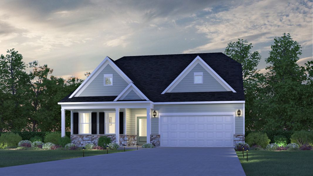 Representative exterior photo of a completed home built from the Reedy by Veranda Homes in Foxbank, Gray Court, SC (Image 25).