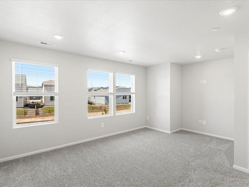 Spacious, unfurnished interior of a new home in Poudre Heights: The Meadow Collection, Windsor (Image 21).