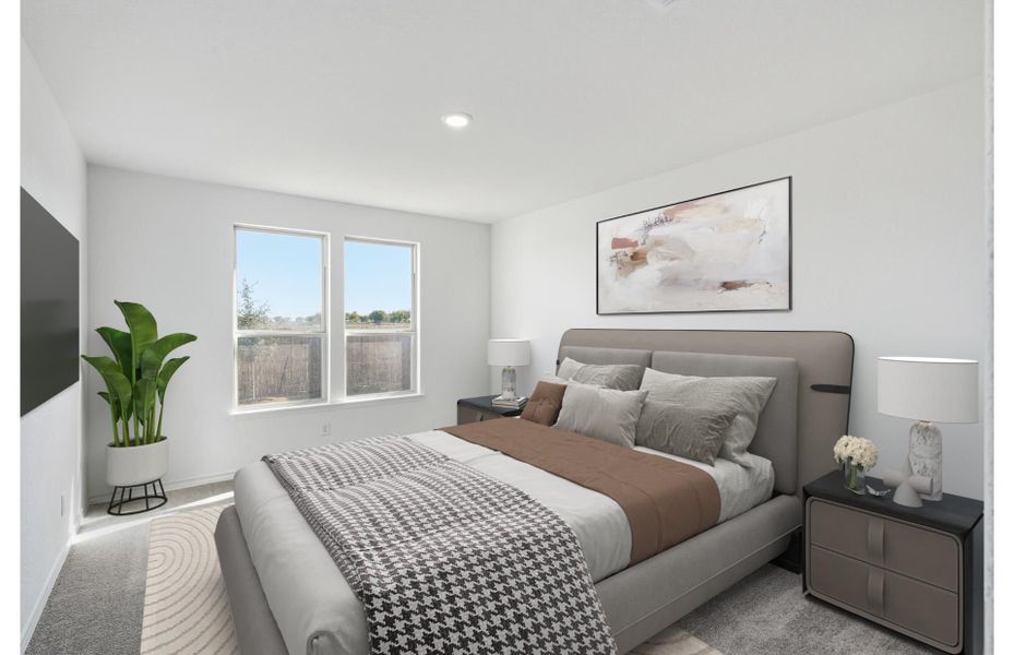 Representative furnished interior of a home built from the Orchard by Pulte Homes in Nopal Valley, San Antonio (Image 5).