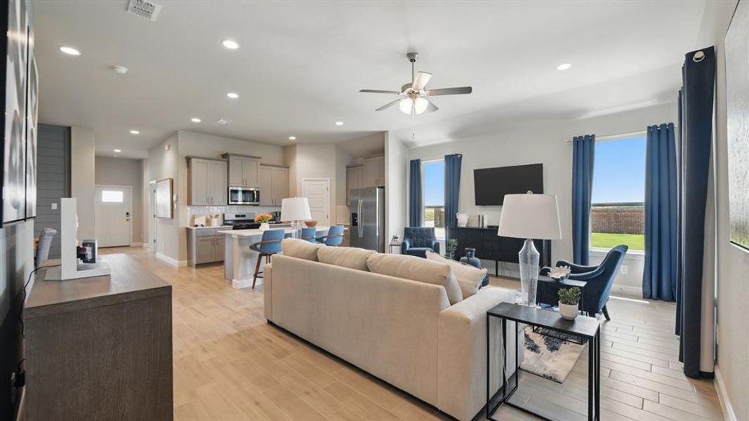 Furnished interior view inside a new home in Treeline, Justin (Image 30).