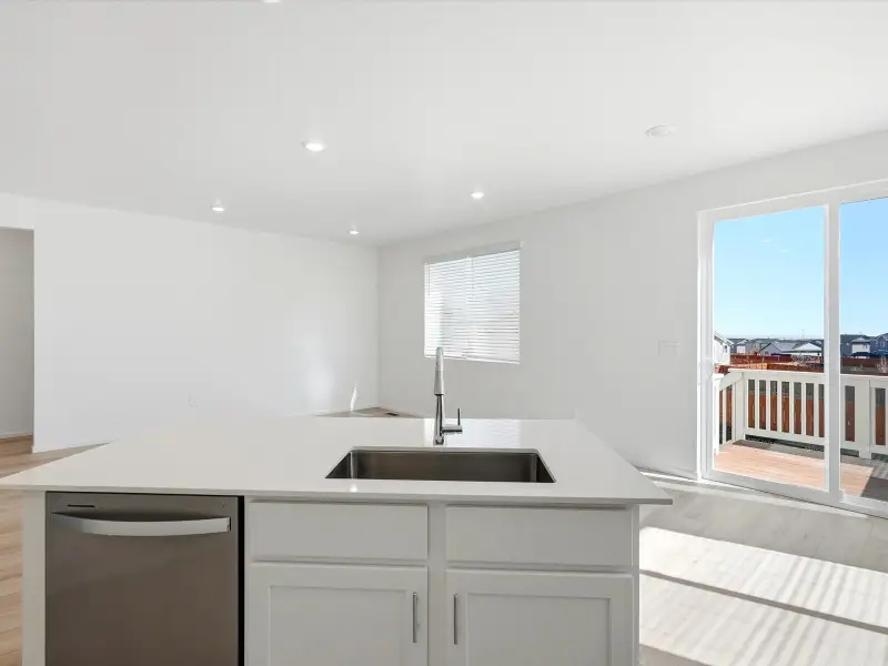 Furnished interior view inside a new home in Meridian Ranch, Peyton (Image 9).