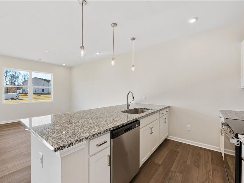 Furnished interior view inside a new home in Fifteen 15 Cannon, Charlotte (Image 7).