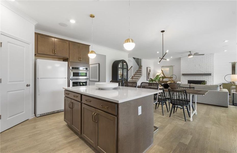 Furnished interior view inside a new home in Sierra Creek, Hoschton (Image 15).