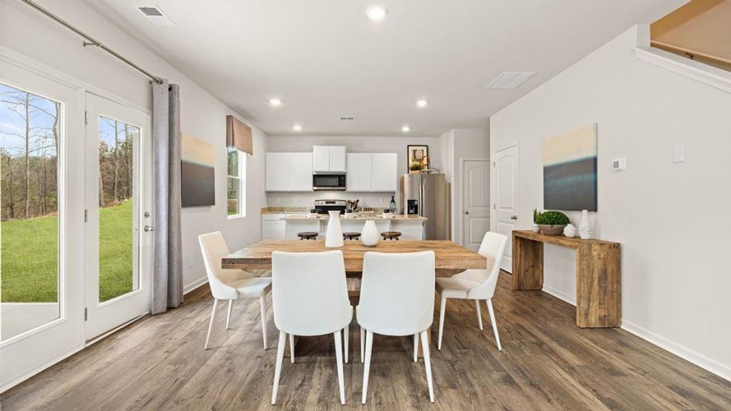 Furnished interior view inside a new home in Sheffield Highlands, Dallas (Image 32).