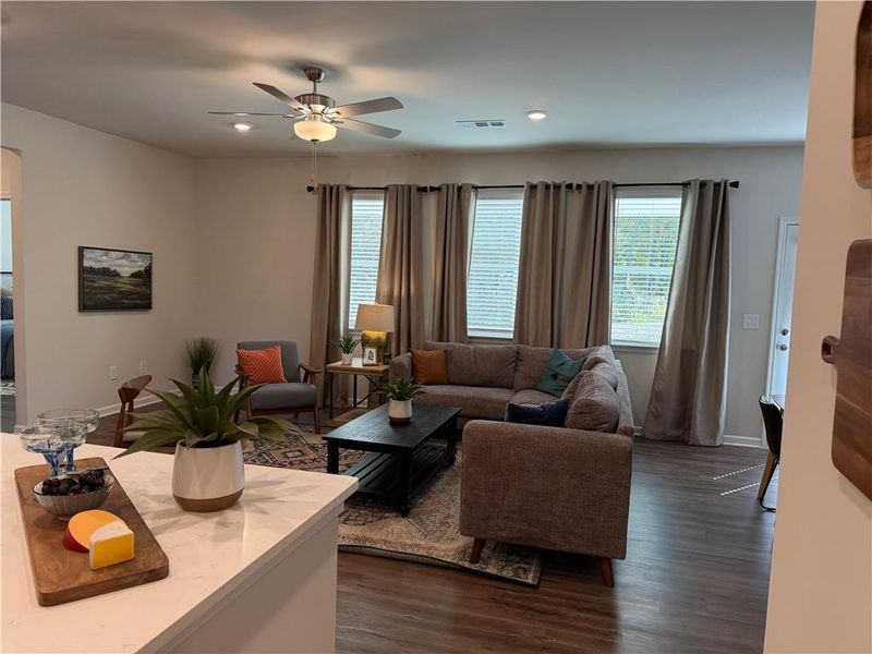 Furnished interior view inside a new home in Villages at Cedar Hill, Dallas (Image 13).