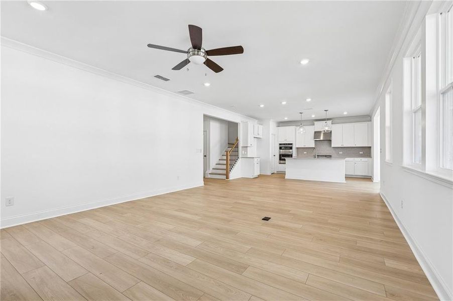 Spacious, unfurnished interior of a new home in Bennett Farm, Loganville (Image 33). Spacious, unfurnished interior of a new home in Bennett Farm, Loganville (Image 33).