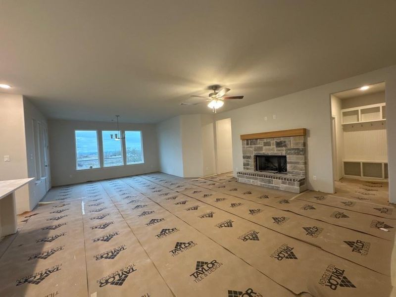 In-progress construction of a new home in Fairview Meadows, New Fairview, TX (Image 8). In-progress construction of a new home in Fairview Meadows, New Fairview, TX (Image 8).